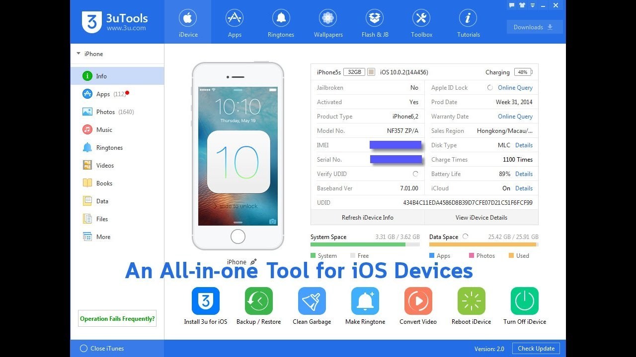 download the last version for android 3utools 3.03.017